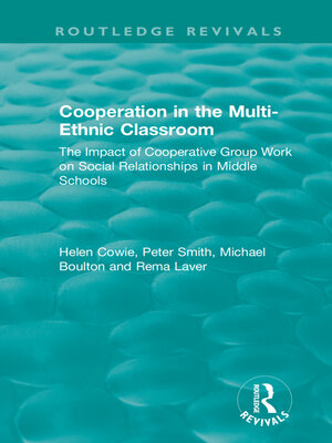 cover image of Cooperation in the Multi-Ethnic Classroom (1994)